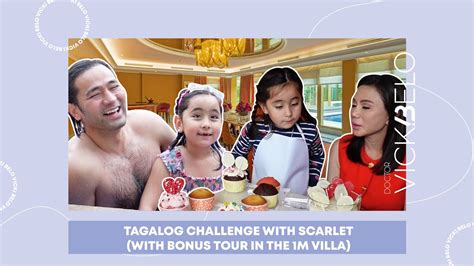 Tagalog Challenge w/ Scarlet (with Bonus Tour in the 1M Villa).
